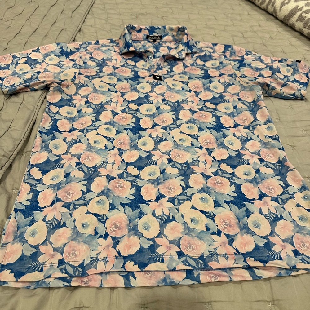 Bad Birdie Mens Golf Polo